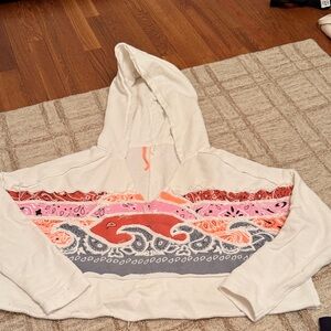 FP Movement Paisley Sunset Cropped Hoodie